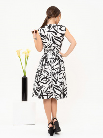 Платье миди ISSA Plus модель 13907_white Фото