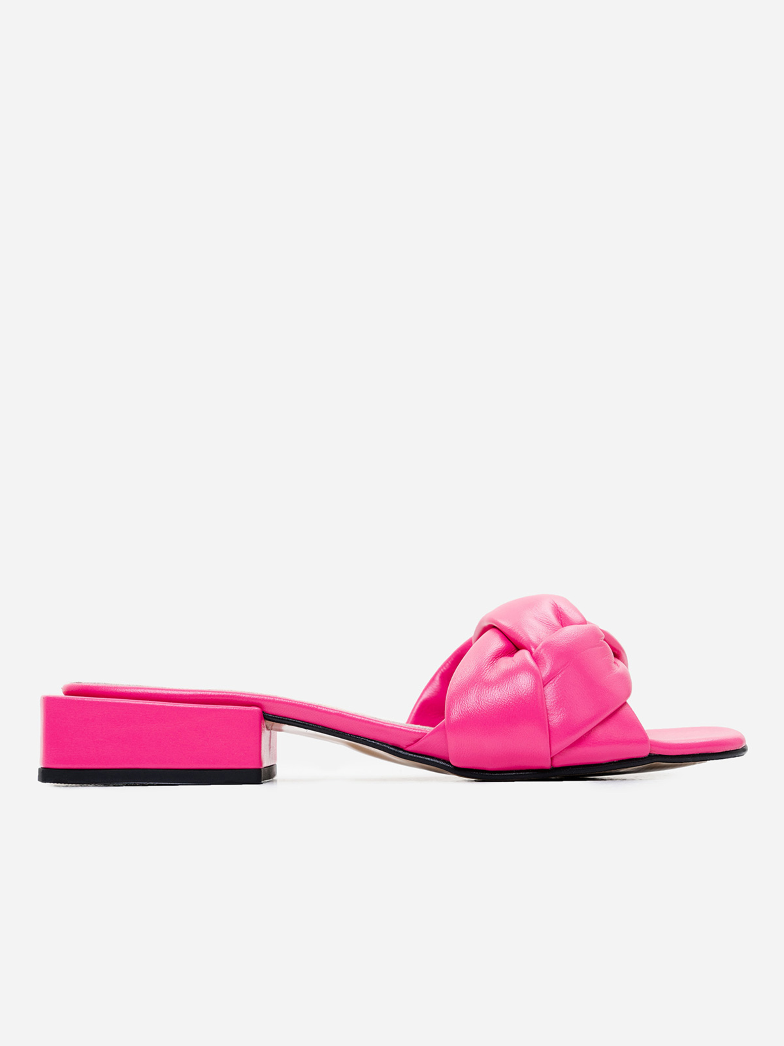 Шкіряні Жіночі Шльопанці ISSA Plus  (OB2-241_pink) колір рожевий
