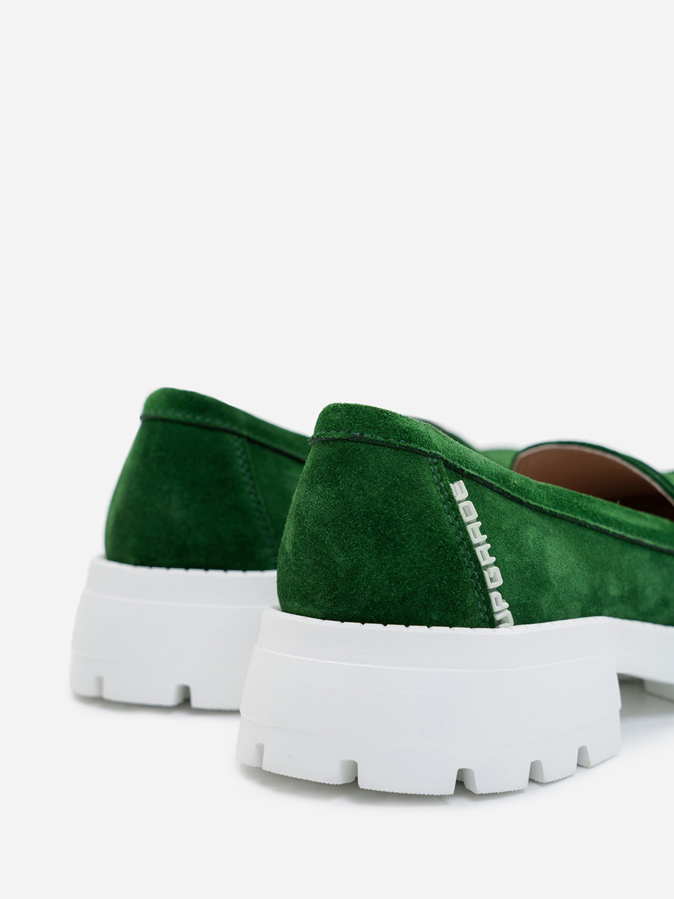 Лоферы ISSA Plus модель OB2-243_green Фото