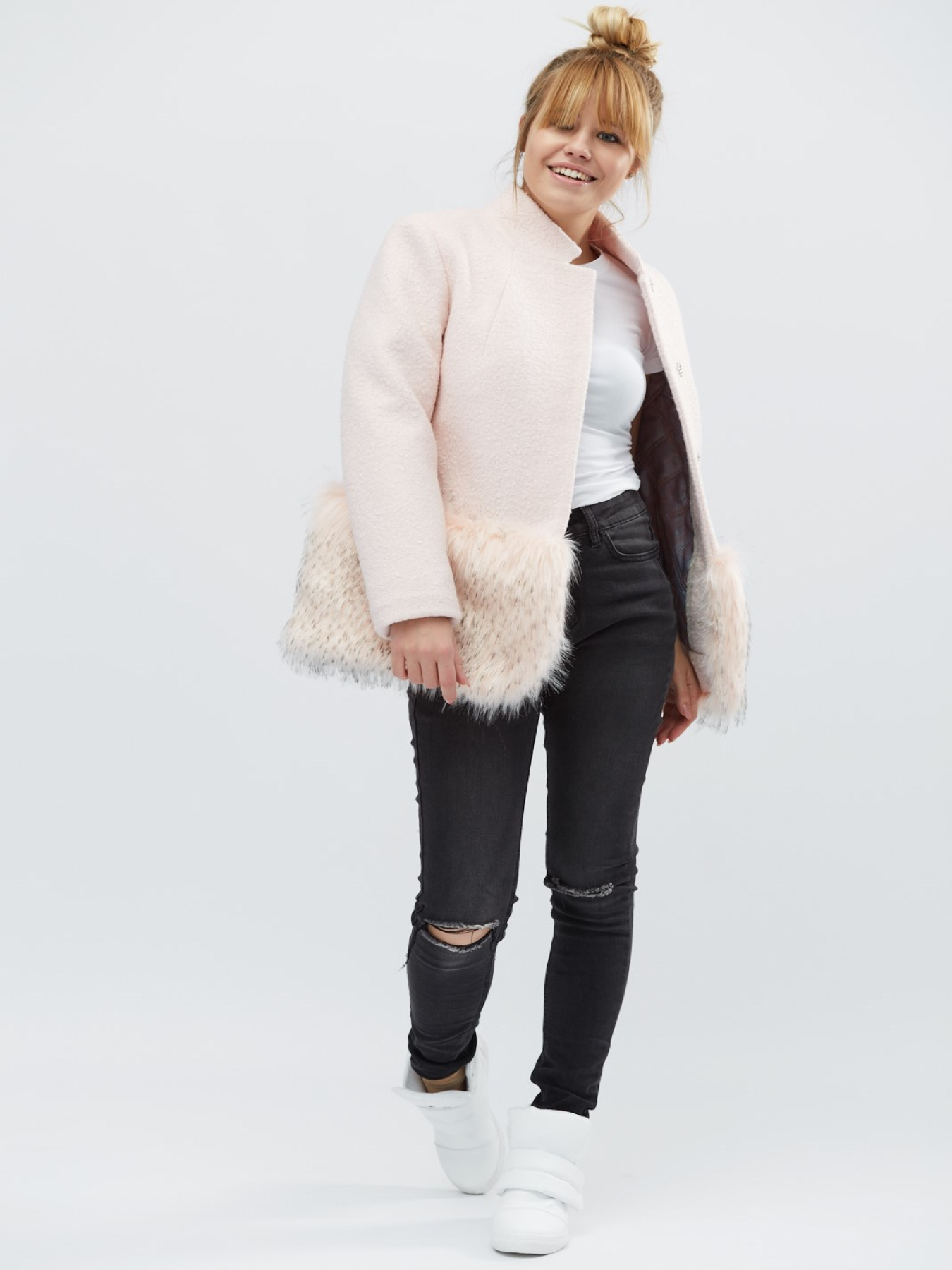 Пальто X-Woyz модель LS876210 Фото