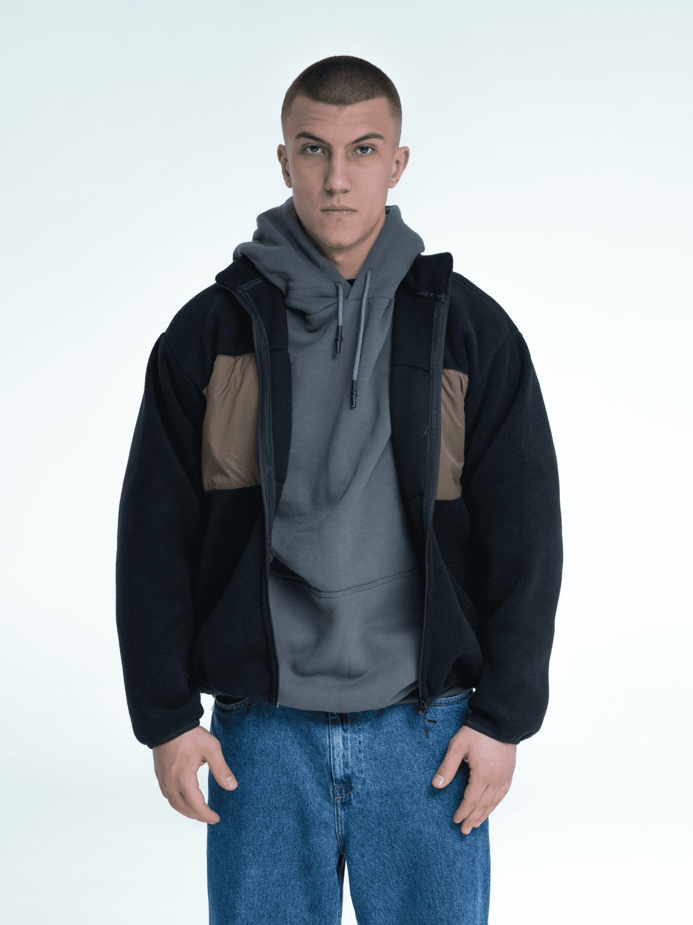 Кофта Bezlad модель fleecejacketkhaki Кофта Bezlad модель fleecejacketkhaki Фото