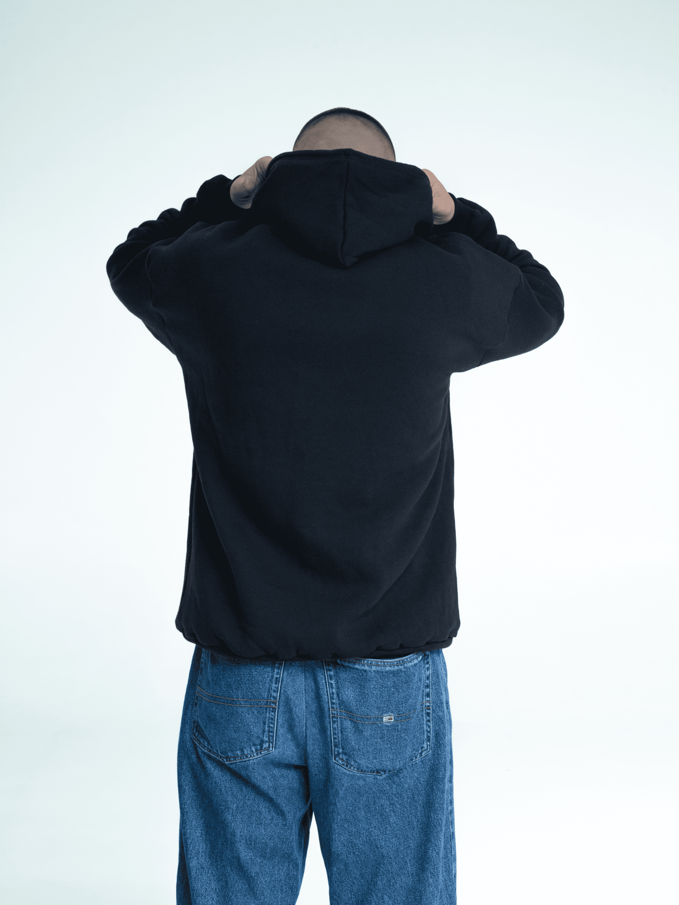 Худі Bezlad модель hoodiebasicblacklogo Фото