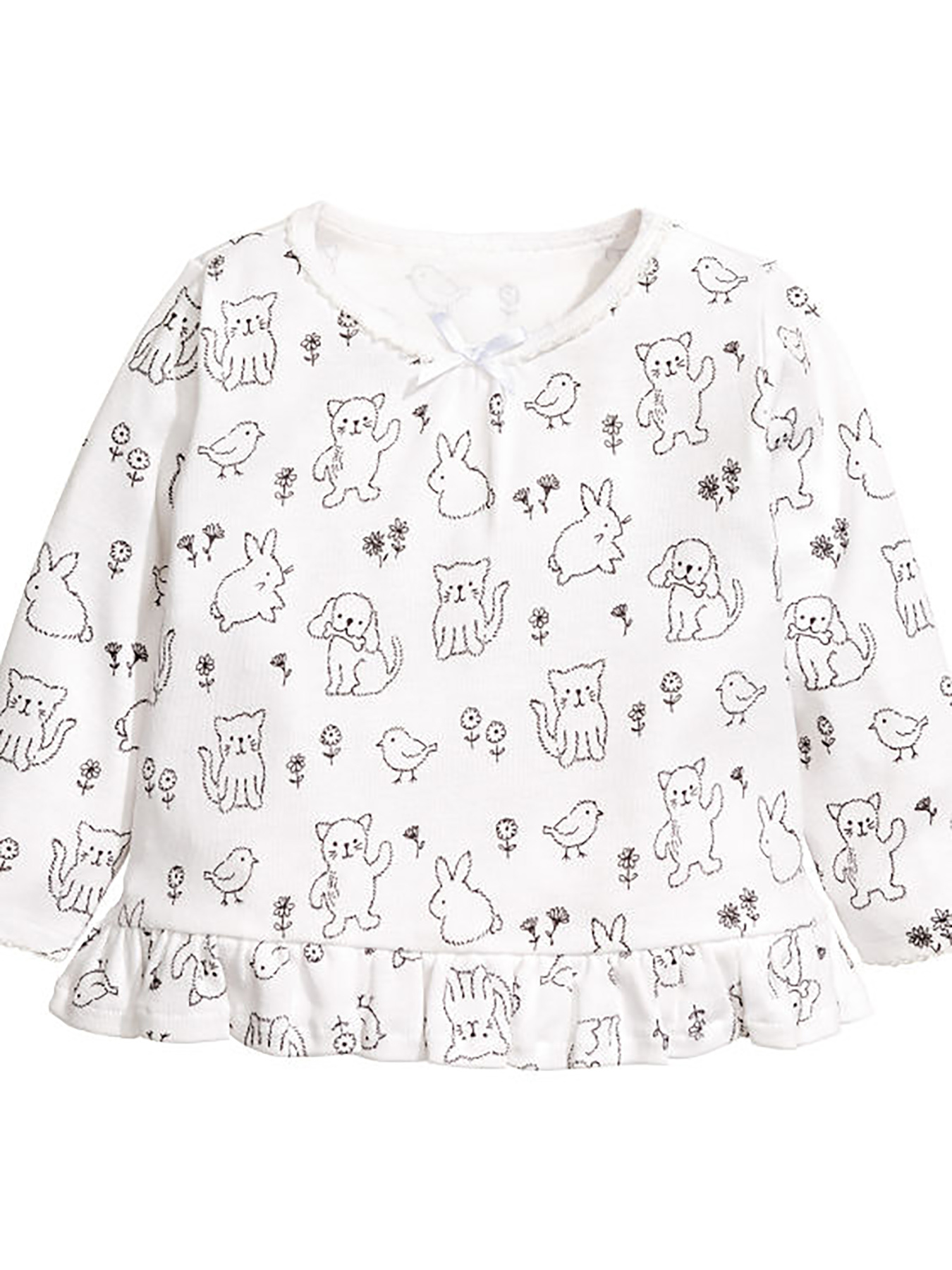 Верх пижамы H&M модель 10039467 Фото