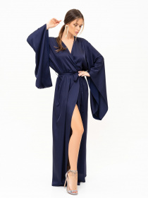 Сукня максі ISSA Plus модель 13903_darkblue Фото