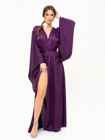 Сукня максі ISSA Plus модель 13903_purple Фото