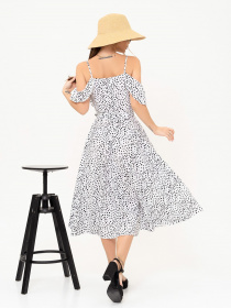 Сарафан ISSA Plus модель 13904_white Фото