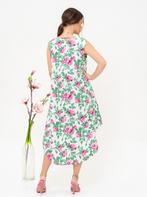 Сарафан ISSA Plus модель 13914_whitepink Фото