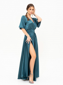 Сукня максі ISSA Plus модель 13916_green Фото