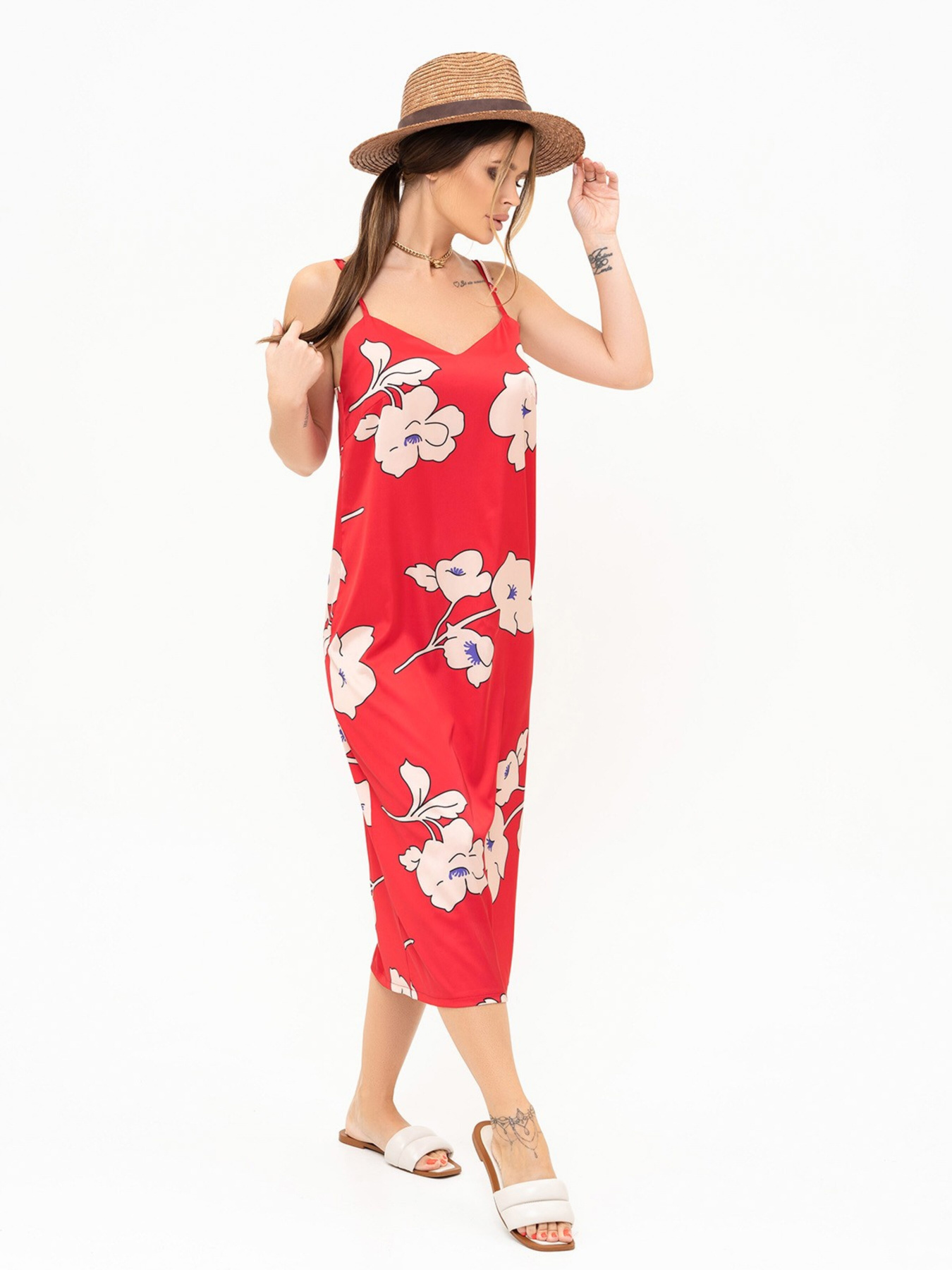 Сарафан ISSA Plus модель 13918_red Фото