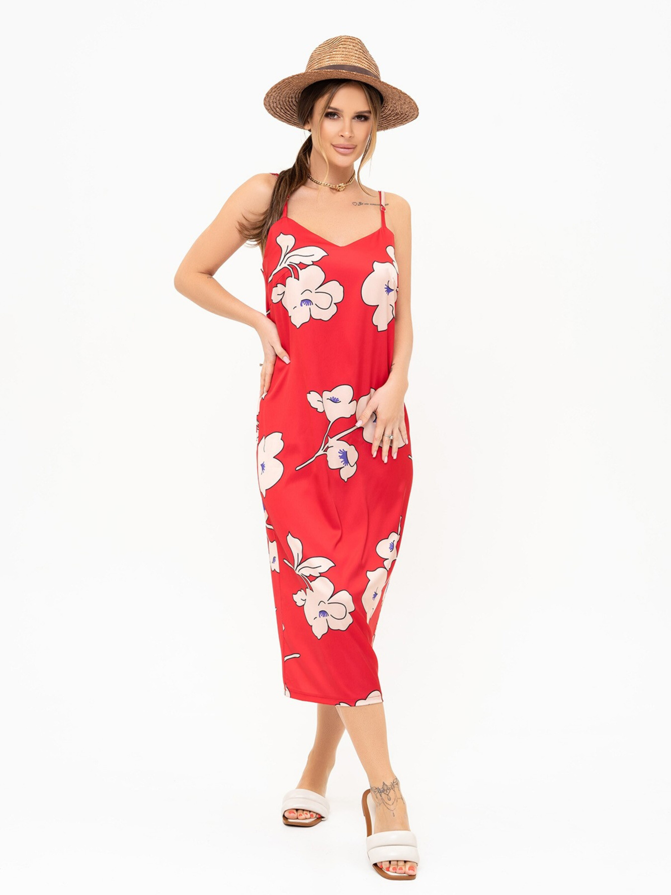 Сарафан ISSA Plus модель 13918_red Фото