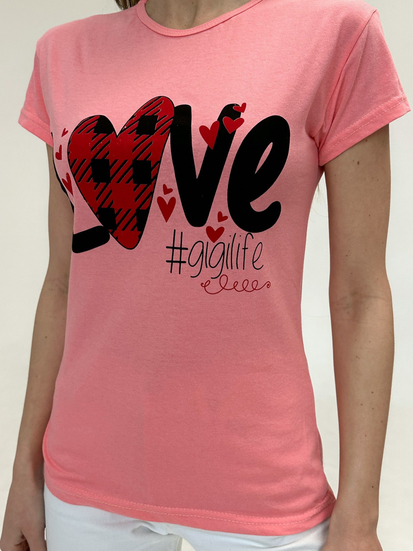 Футболка ISSA Plus модель WN20-471_coral Фото