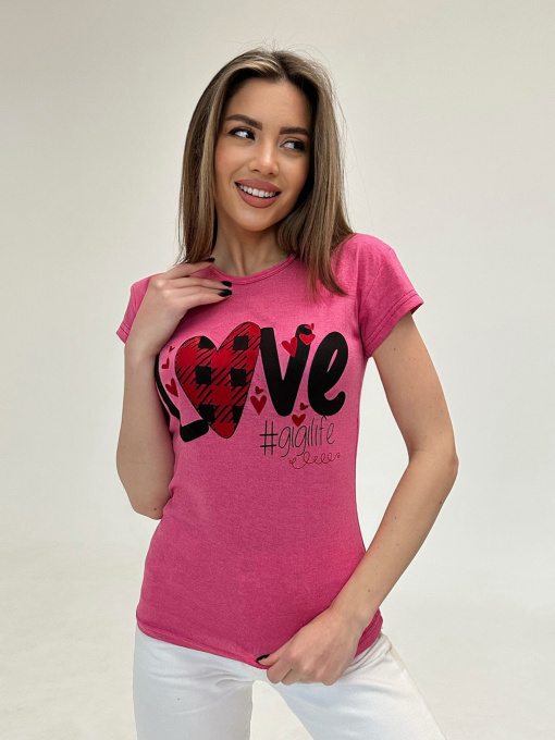 Футболка ISSA Plus модель WN20-471_crimson Фото