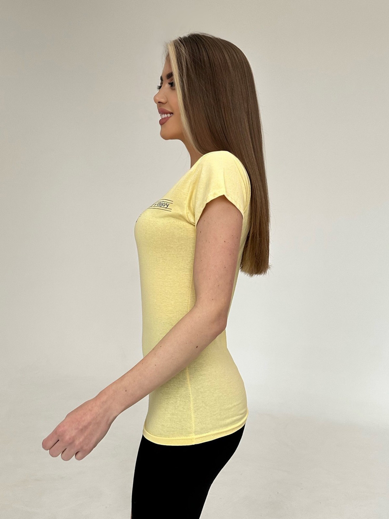 Футболка ISSA Plus модель WN20-472_yellow Фото