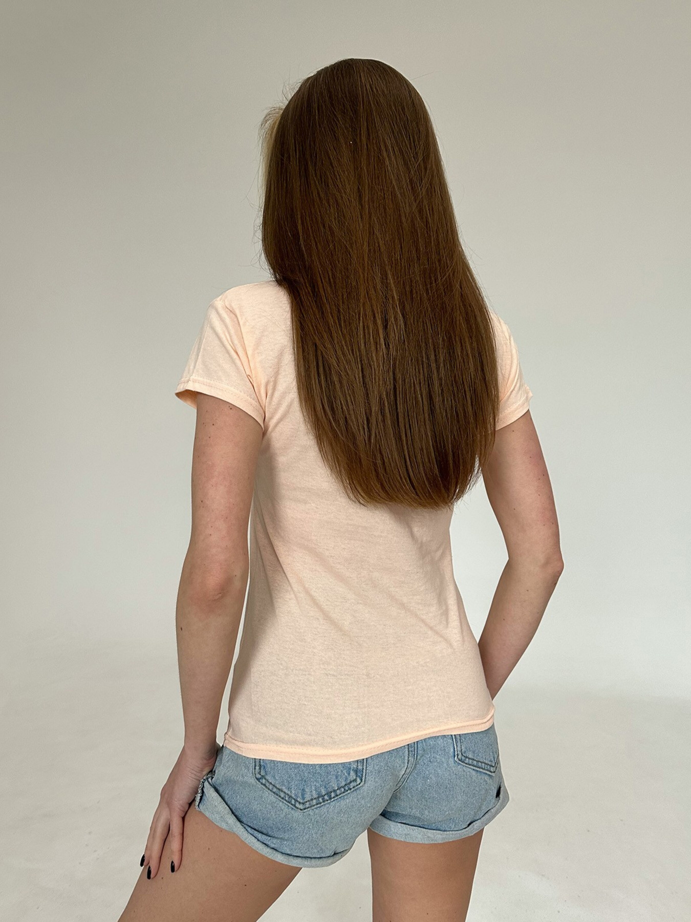 Футболка ISSA Plus модель WN20-472_peach Фото
