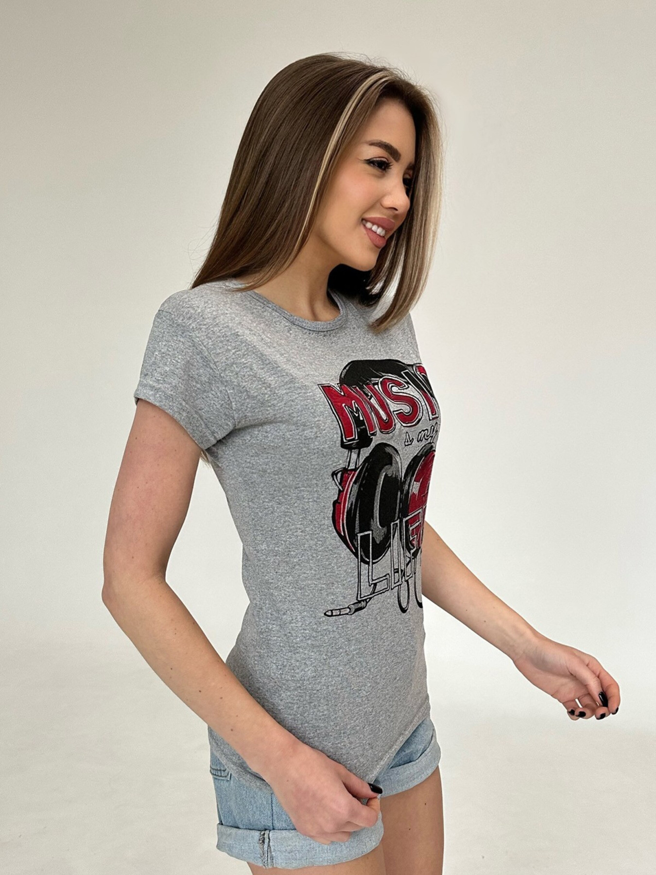 Футболка ISSA Plus модель WN20-473_grey Фото