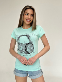 Футболка ISSA Plus модель WN20-474_mint Фото
