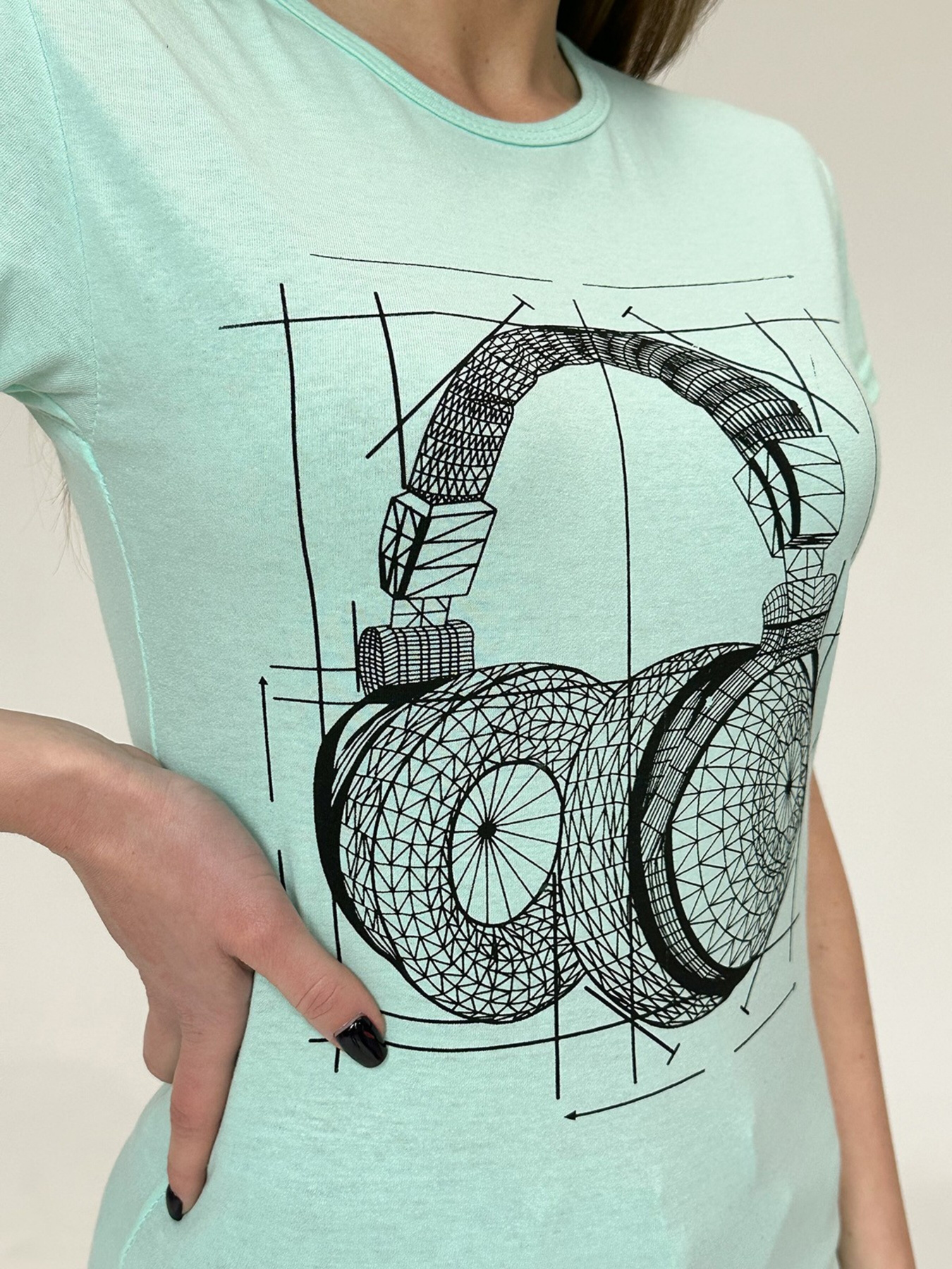 Футболки і поло ISSA Plus модель WN20-474_mint Фото