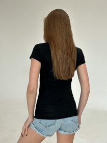 Футболка ISSA Plus модель WN20-474_black Фото