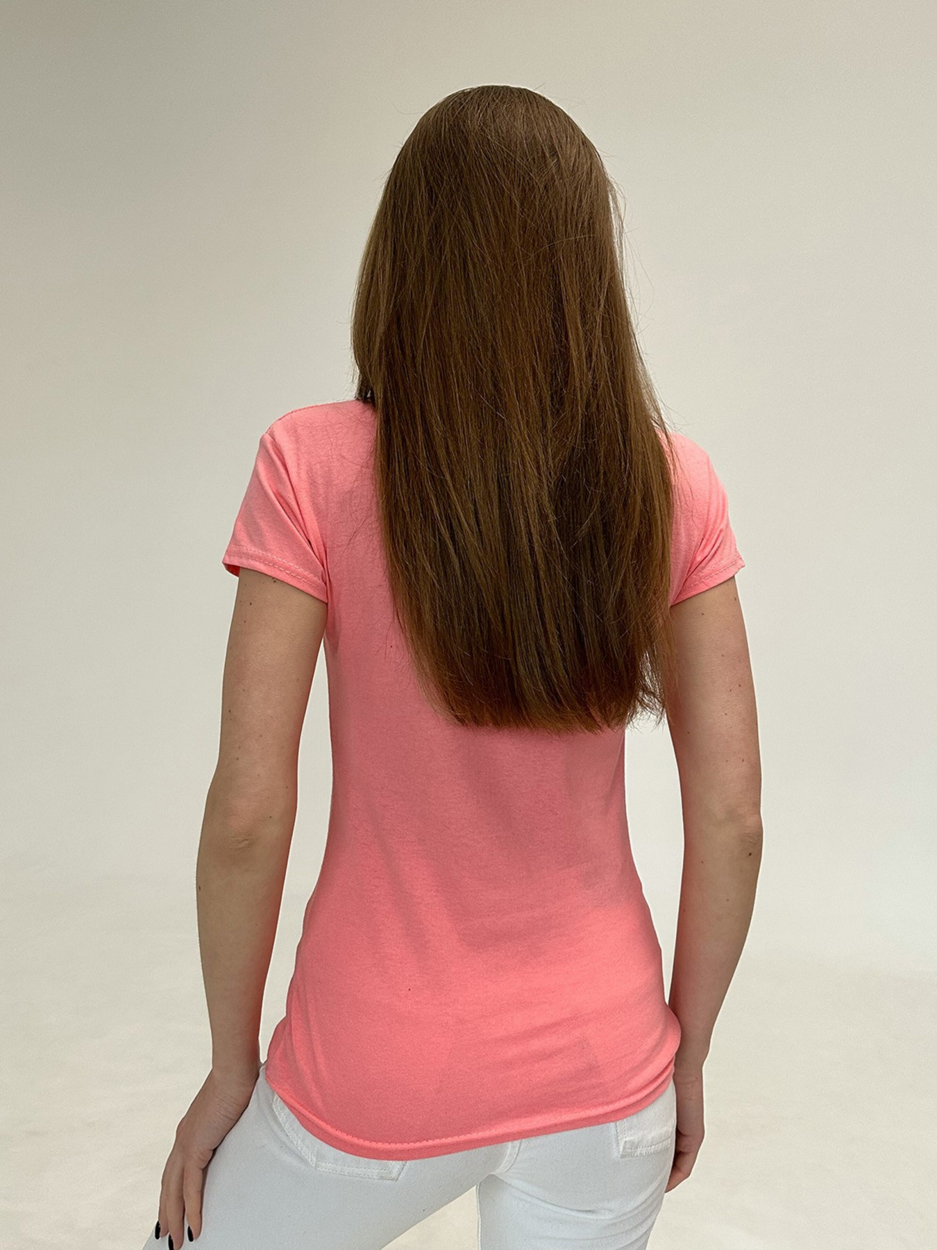 Футболка ISSA Plus модель WN20-475_peach Фото