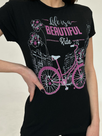 Футболка ISSA Plus модель WN20-475_black Фото