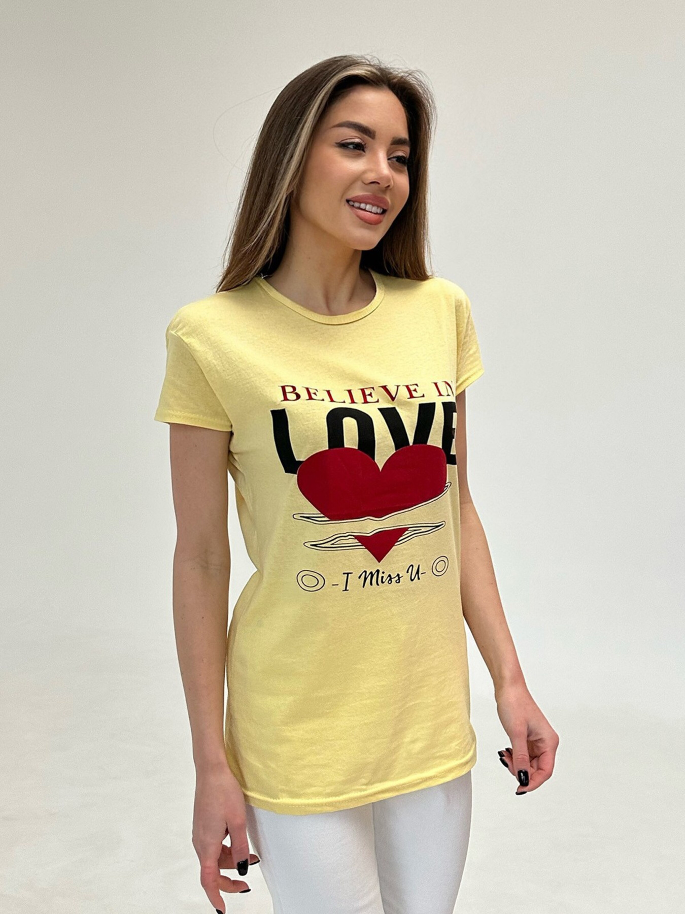 Футболка ISSA Plus модель WN20-476_yellow Фото