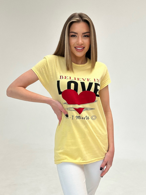 Футболка ISSA Plus модель WN20-476_yellow Фото