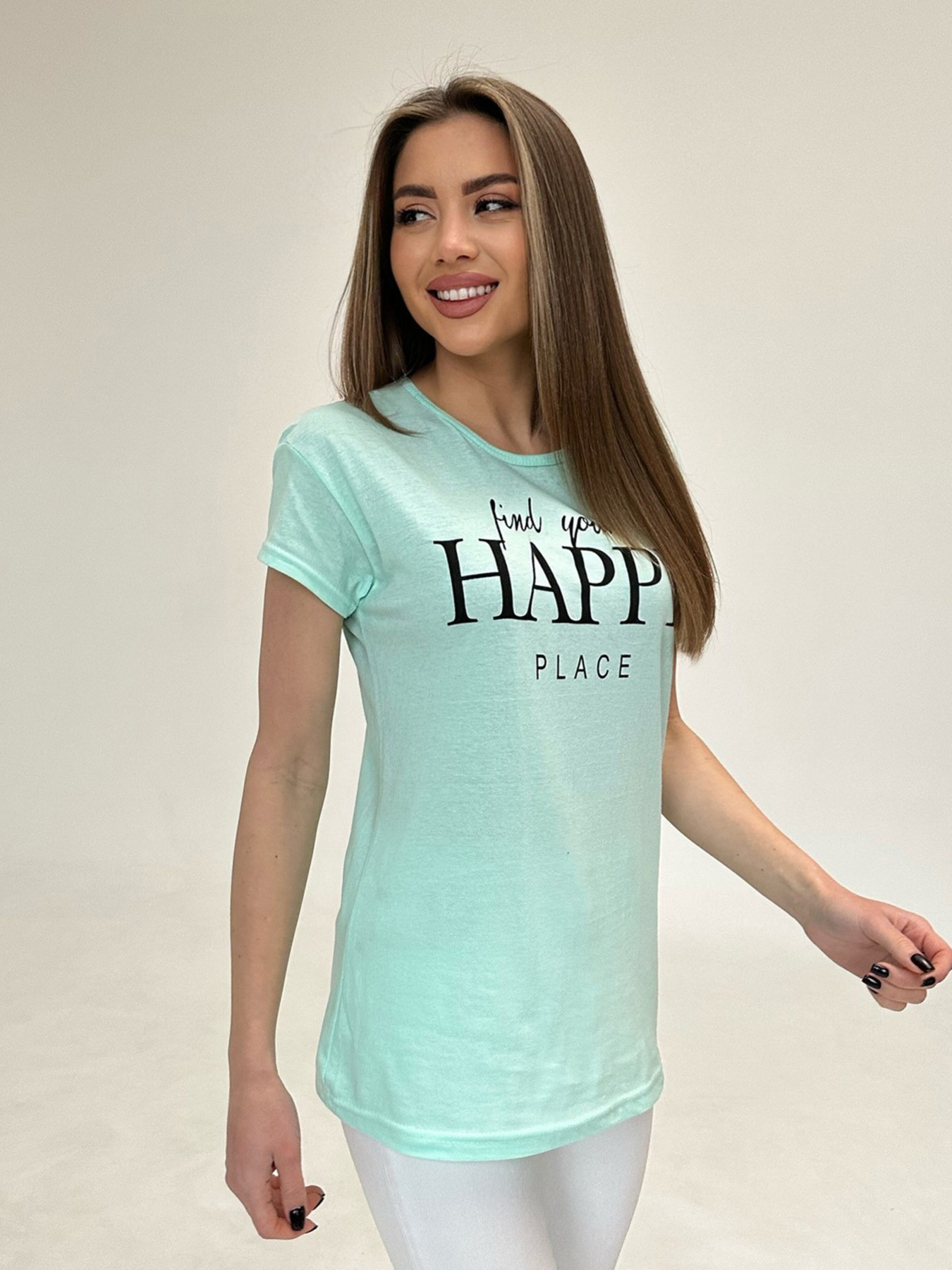 Футболка ISSA Plus модель WN20-482_mint Фото