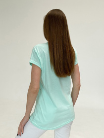 Футболка ISSA Plus модель WN20-482_mint Фото