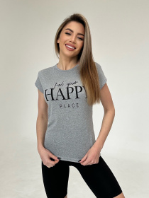 Футболка ISSA Plus модель WN20-482_grey Фото