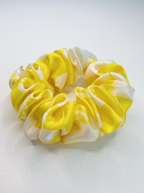 Набор из 3 шелковых резинок для волос с принтами украинской художницы. Obiimy модель K17x11x4x5 Фото