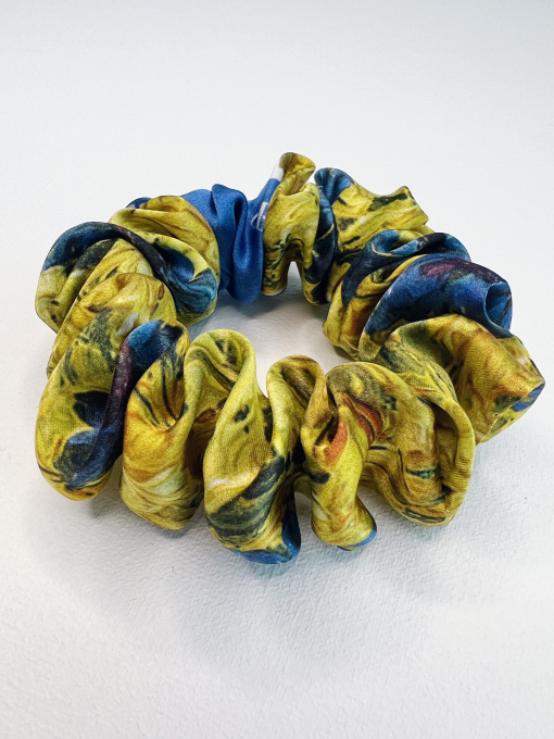 Резинка для волос из натурального шелка "Смелость" Obiimy модель P-8K073 Фото