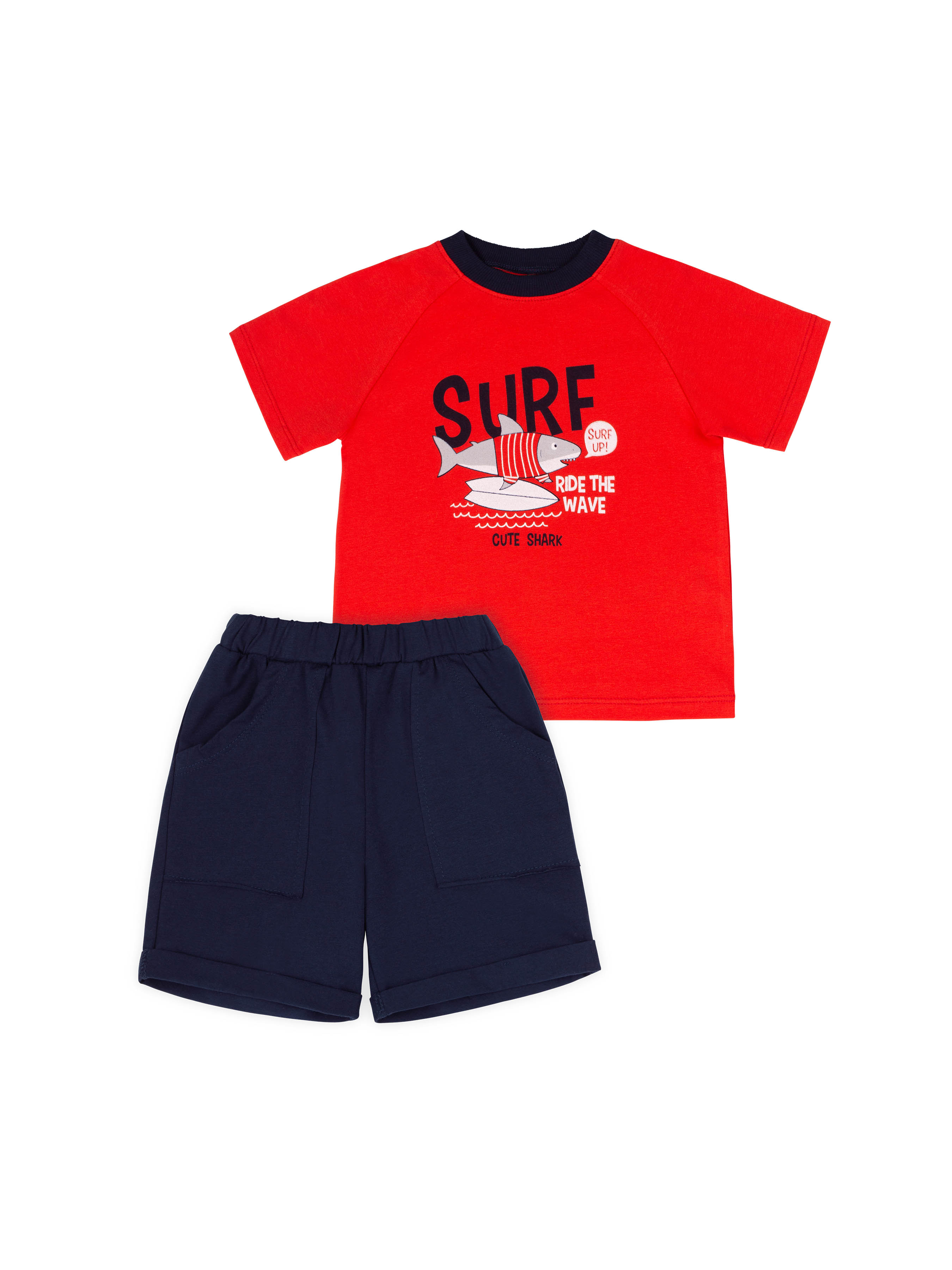 Бавовняний Дитячий Повсякденний костюм Bembi  (066940110.L80) колір червоний