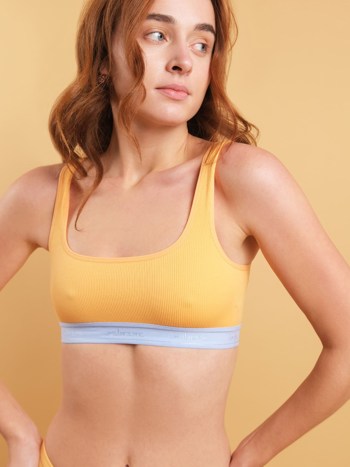 Бюстгальтер Brabrabra модель SLZ23901006_nectarine Фото