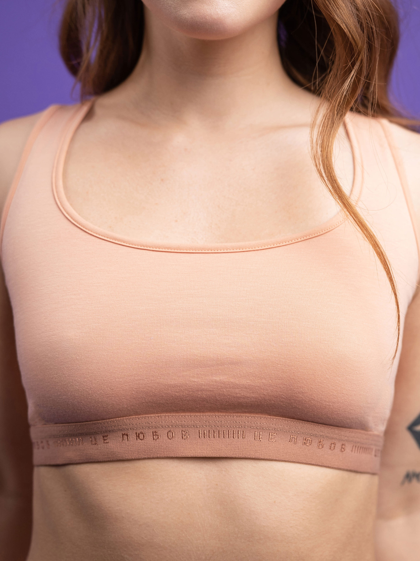 Бюстгальтер Brabrabra модель SLZ24501006_caramel Фото