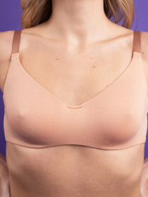 Бюстгальтер Brabrabra модель SLZ24501081_caramel Бюстгальтер Brabrabra модель SLZ24501081_caramel Фото