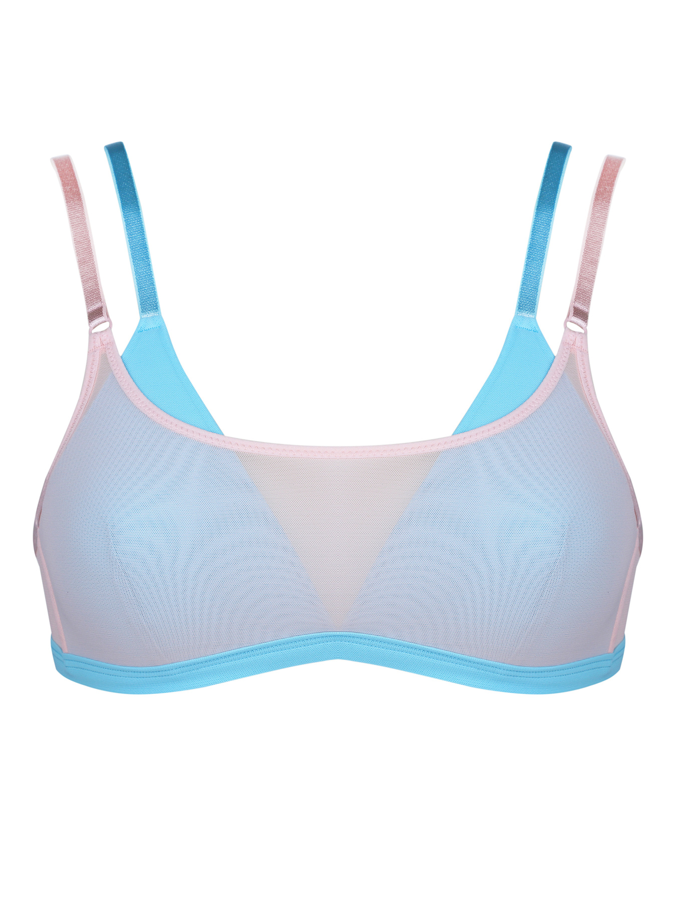 Бюстгальтер Brabrabra модель SLZ22301015_Blue_with_powder Фото