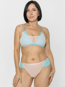 Бюстгальтер Brabrabra модель SLZ22301015_Blue_with_powder Фото