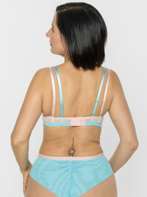 Бюстгальтер Brabrabra модель SLZ22301015_Blue_with_powder Фото