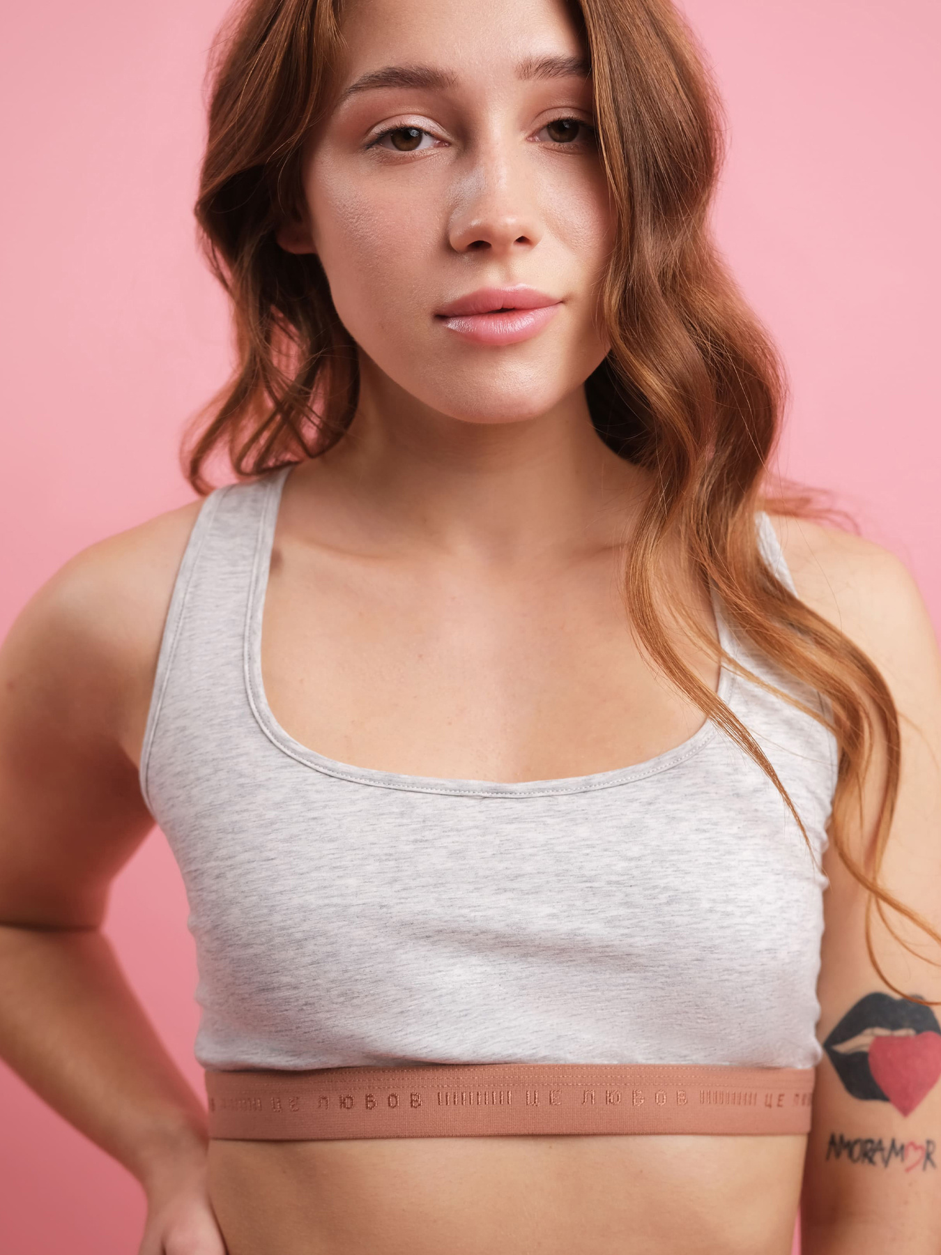 Бюстгальтер Brabrabra модель SLZ24501006_Gray_melange Фото