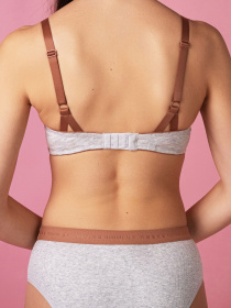 Бюстгальтер Brabrabra модель SLZ24501015_Gray_melange Фото