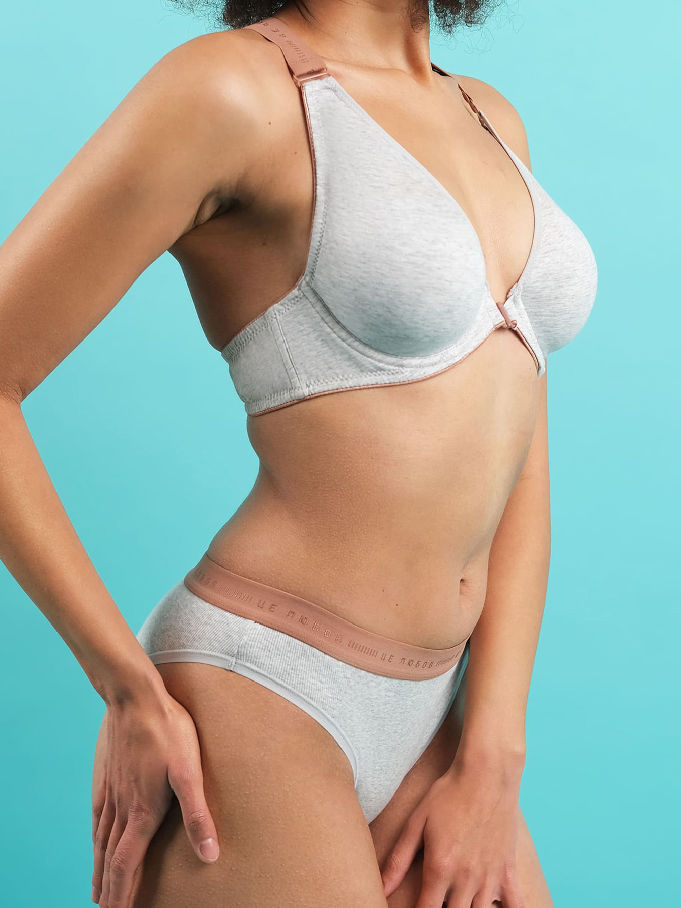 Бюстгальтер Brabrabra модель SLZ24501017_Gray_melange Фото