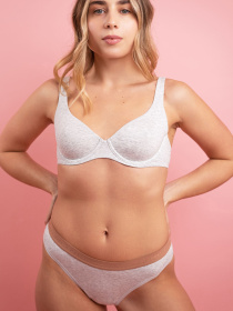 Бюстгальтер Brabrabra модель SLZ24501022_Gray_melange Фото