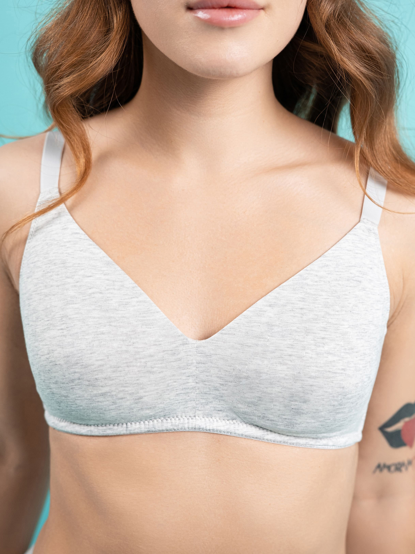 Бюстгальтер Brabrabra модель SLZ24501024_Gray_melange Фото