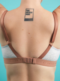 Бюстгальтер Brabrabra модель SLZ24501034_Gray_melange Фото