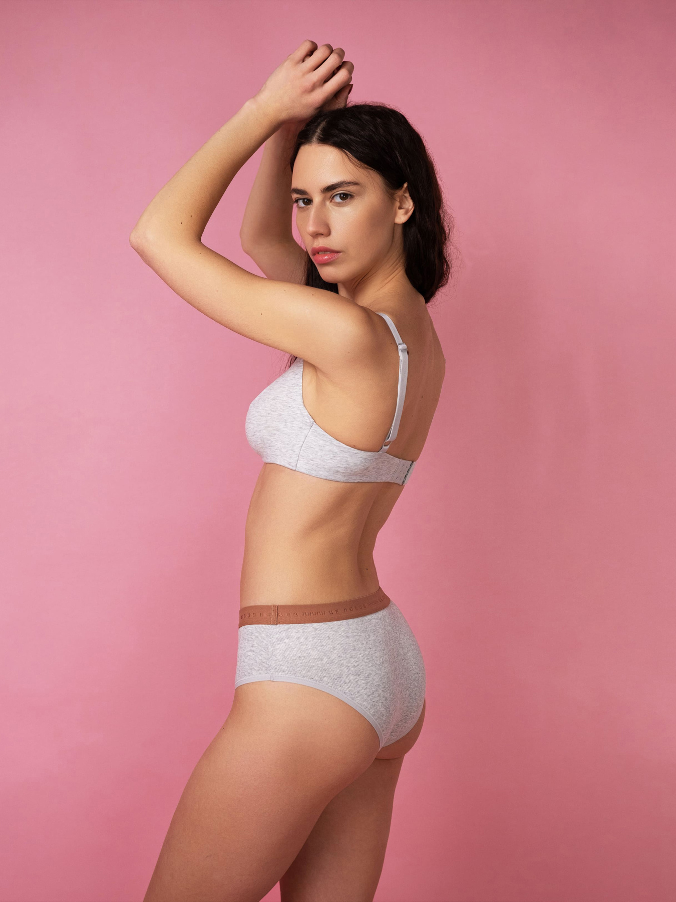 Бюстгальтер Brabrabra модель SLZ24501081_Gray_melange Фото