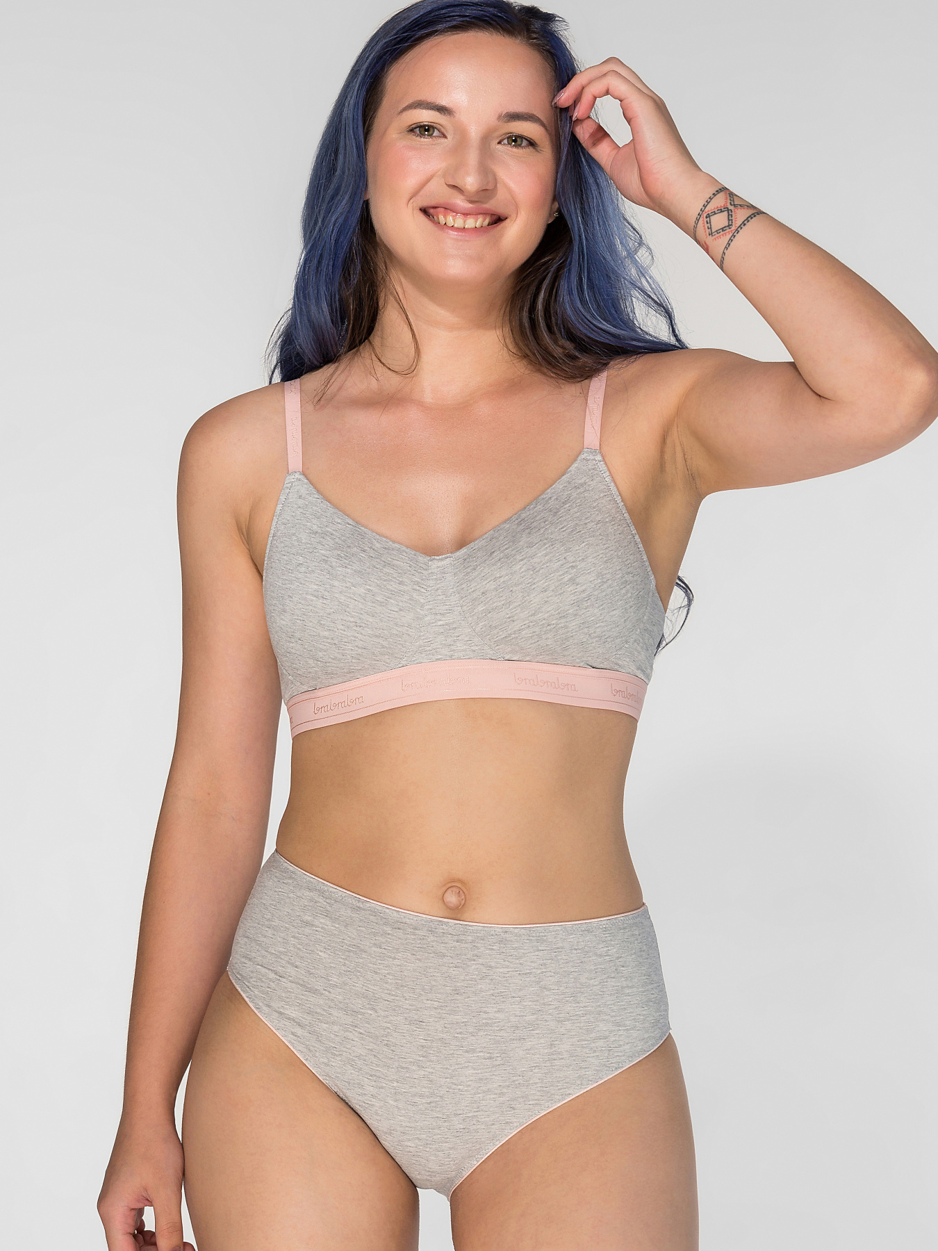 Набор трусов Brabrabra модель SLZ23302121_gray_powder Фото