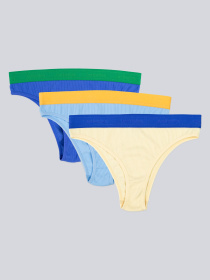 Набор трусов Brabrabra модель SLZ23902004-3_blue_gray_cornflower Фото