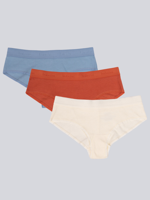 Набор трусов Brabrabra модель SLZ24402003_3_smoky-gray_light-gray_brown Фото