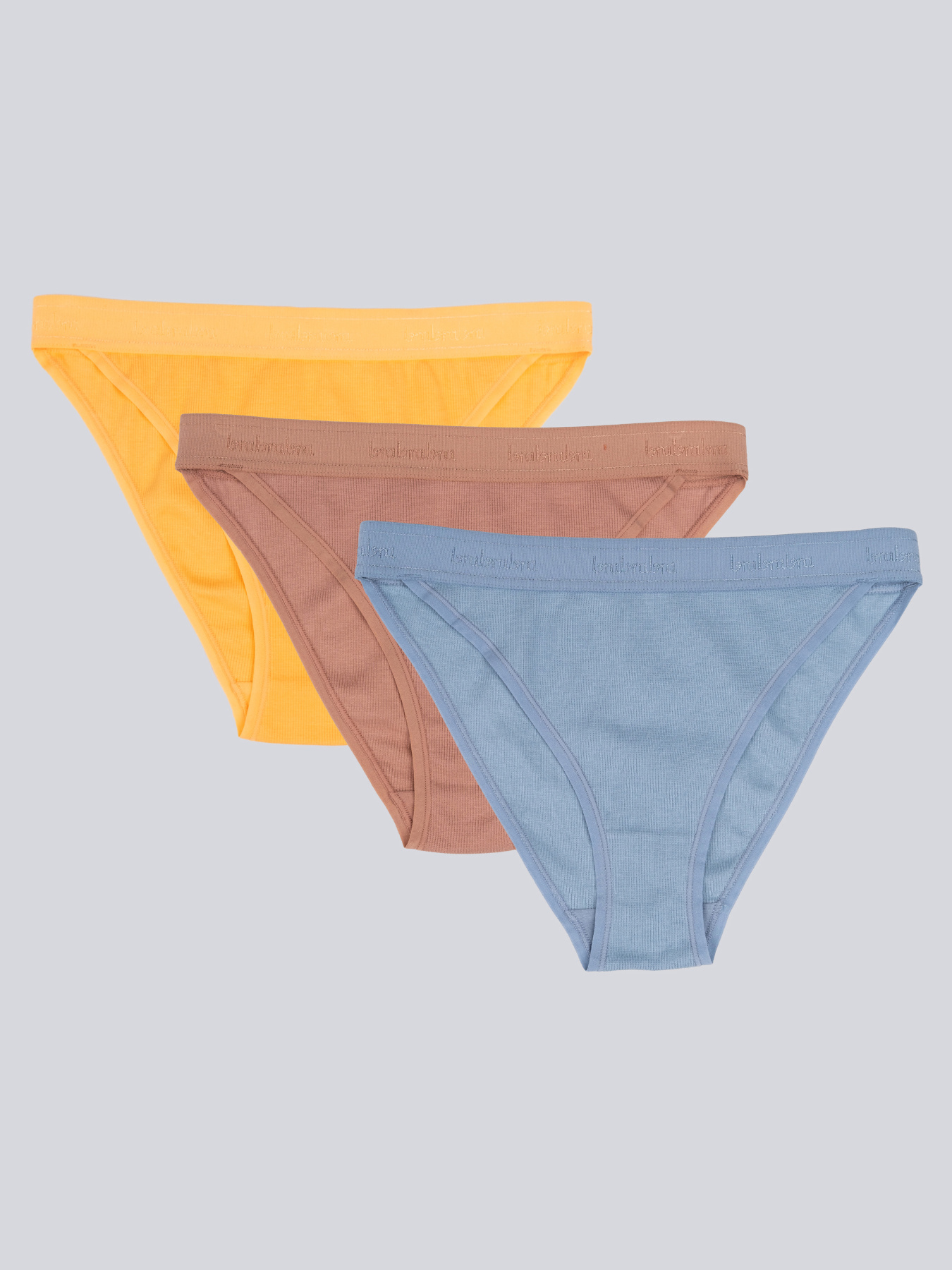 Набор трусов Brabrabra модель SLZ24402005_3_nude_smoky-gray_mango Фото