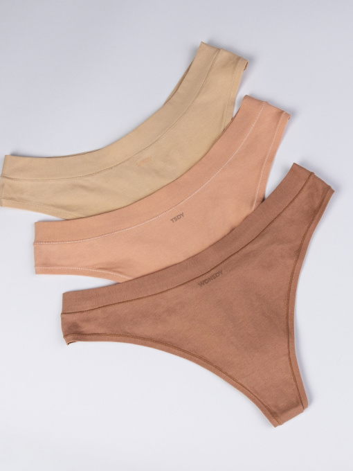 Набор трусов Brabrabra модель SLZ24602002_3_Sand_cream_nude Фото